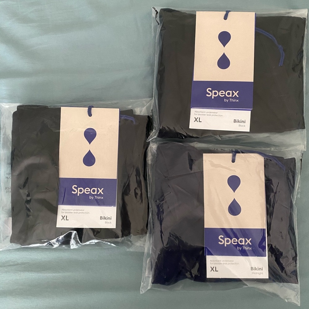 Speax by Thinx Bikini Pee-Proof Panties XL NWT